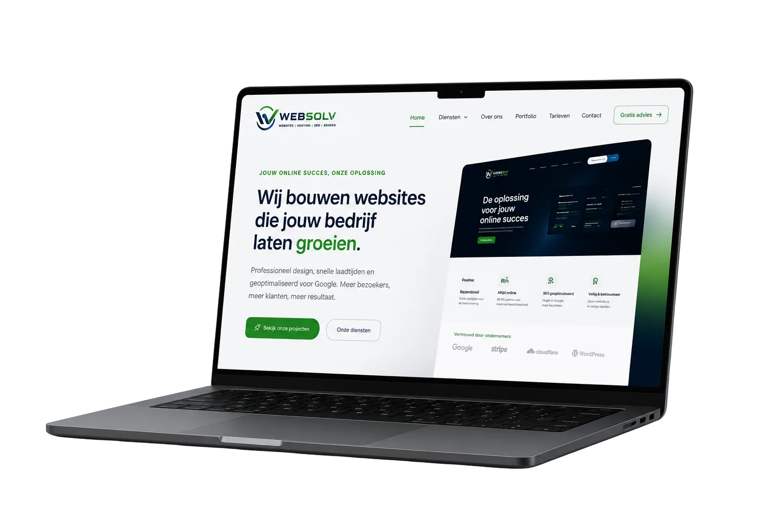 Websolv website voorbeeld
