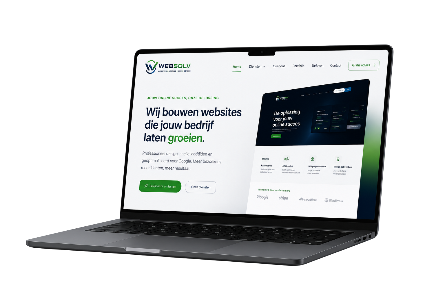 Websolv website voorbeeld